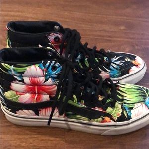 Floral vans